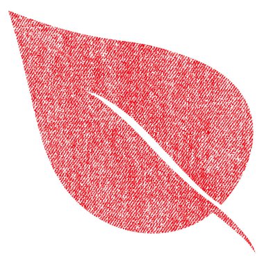 Bitki yaprak kumaş dokulu simgesi