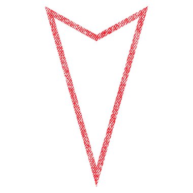 Kumaş dokulu simgesi aşağı işaretçisi