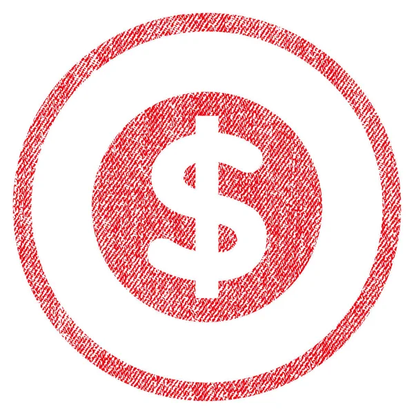 Finanças tecido texturizado ícone — Vetor de Stock