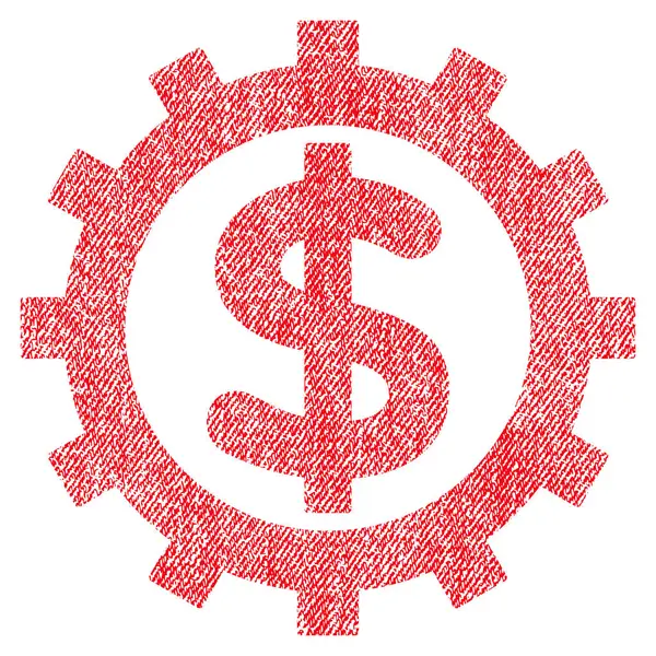 Branży finansowej tkaniny teksturowane ikona — Wektor stockowy