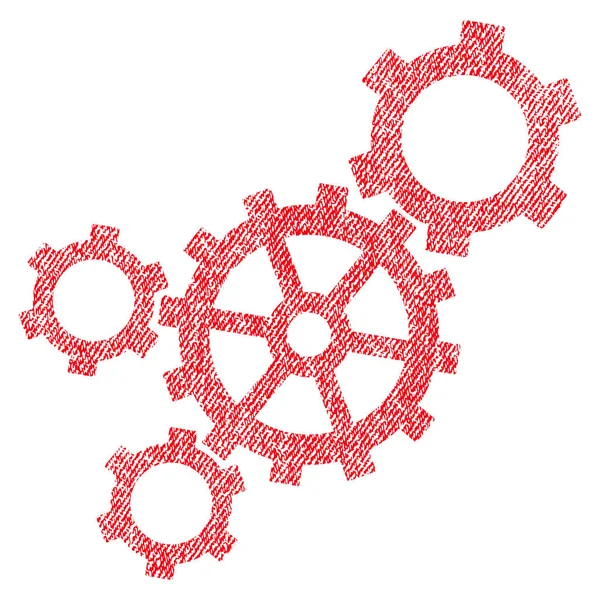 Механізм Тканина Текстурована піктограма — стоковий вектор