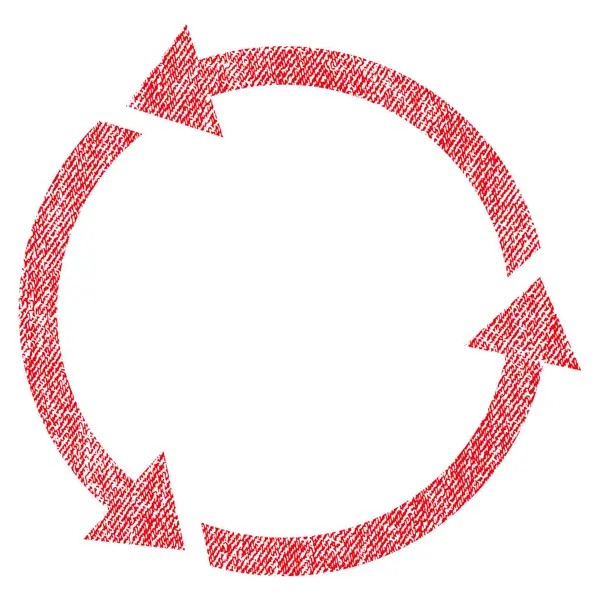 Recycle Fabric Textured Icon — Stock Vector