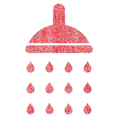 Duş kumaş dokulu simgesi