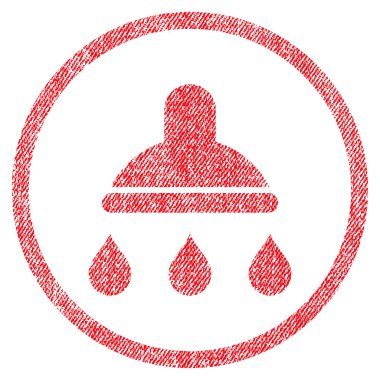 Duş kumaş dokulu simgesi