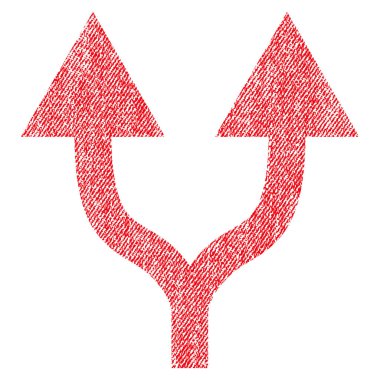 Kumaş dokulu simgesi yukarı okları bölme