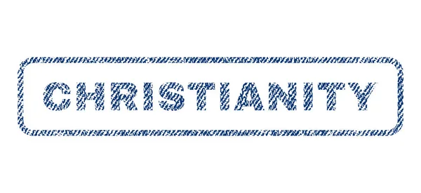 Kristendomen textil stämpel — Stock vektor