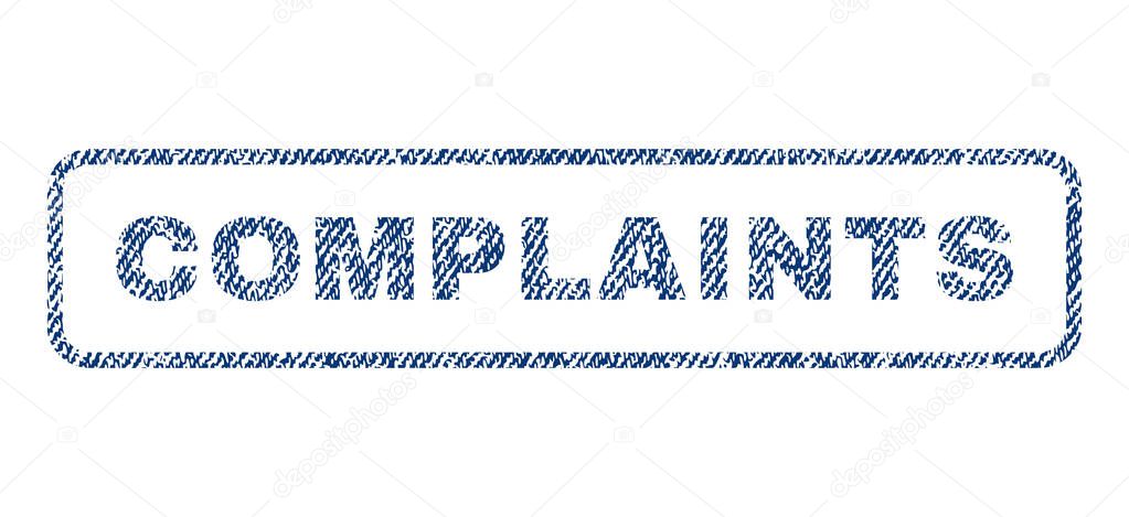 Complaints Textile Stamp