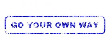 Kendi şekilde lastik damgası git