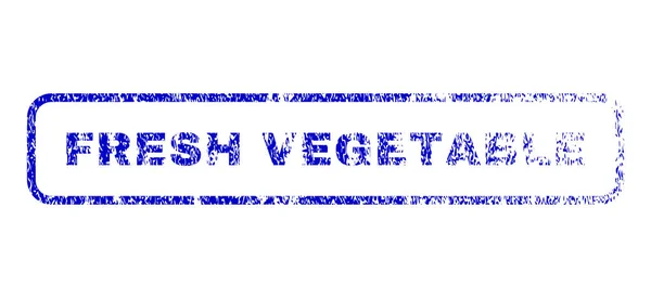 Färska grönsaker gummistämpel — Stock vektor