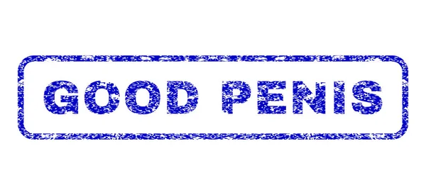 Good Penis Rubber Stamp — Stock vektor