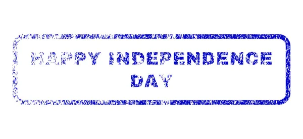 Feliz Dia da Independência Selo de borracha —  Vetores de Stock