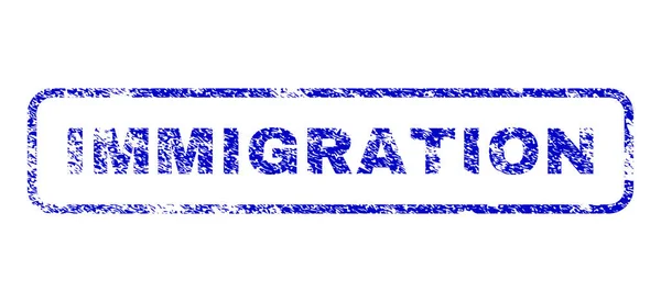 Přistěhovalectví razítko — Stockový vektor
