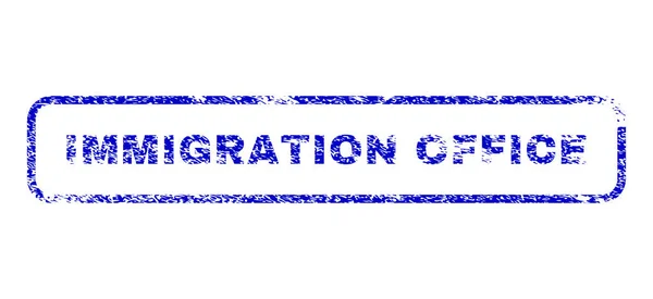 Oficina de Inmigración Sello de goma — Vector de stock