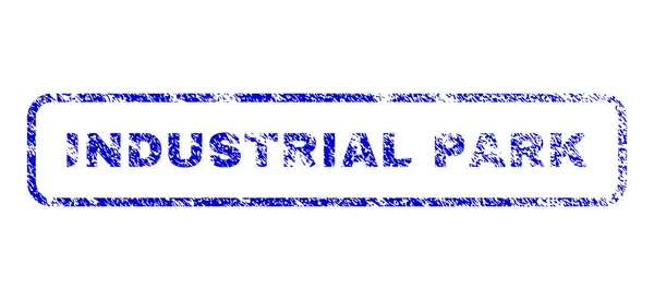 Industrial Park Rubber Stamp — Stock Vector