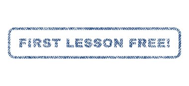 İlk ders ücretsiz ünlem Tekstil pulu