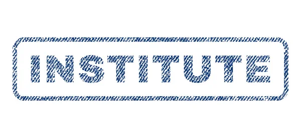 Institut textilní razítka — Stockový vektor