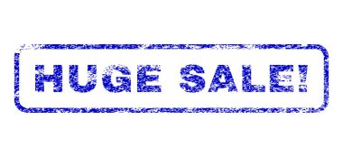 Büyük satış ünlem lastik damgası