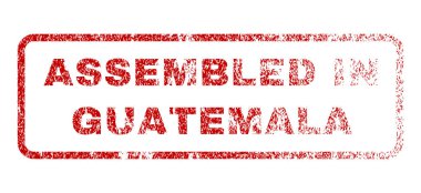 Guatemala lastik damgalamak içinde monte