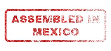 Meksika lastik damgalamak içinde monte