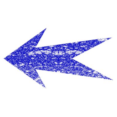 Ok sol Grunge dokulu simgesi