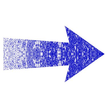 Ok sağ Grunge dokulu simgesi