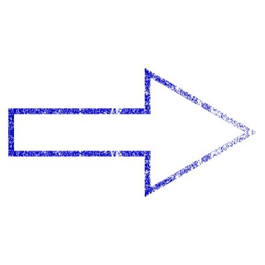 Ok sağ Grunge dokulu simgesi