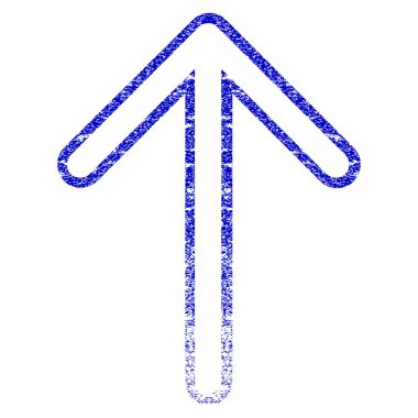 Grunge dokulu simgesi yukarı ok