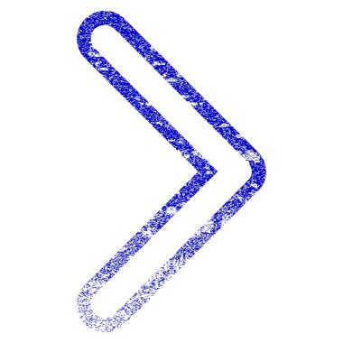 Ok ucu sağ Grunge simgesi dokulu