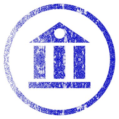 Banka Binası Grunge simgesi dokulu