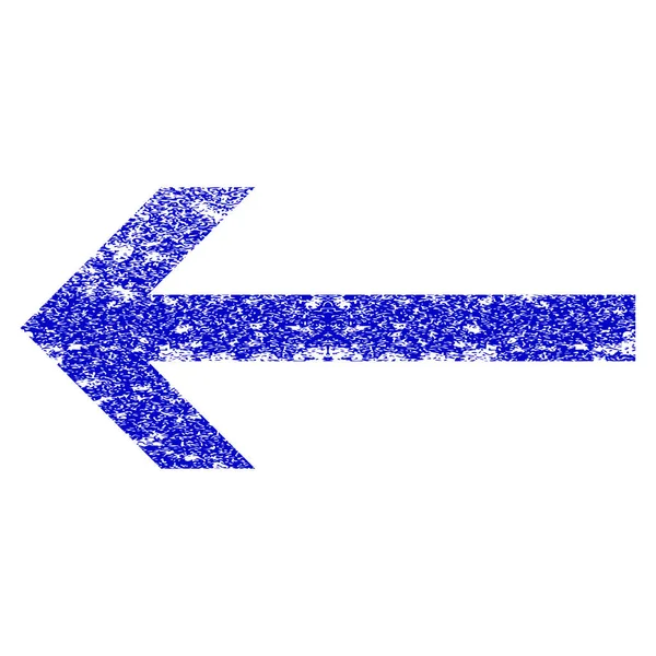 Texturou ikona se šipkou doleva Grunge — Stockový vektor