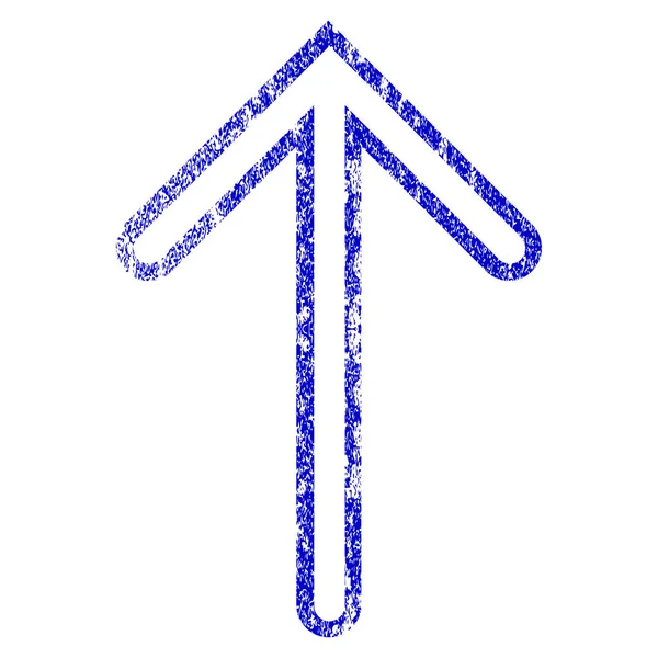Šipka nahoru Grunge texturou ikonu — Stockový vektor