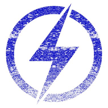 Elektrik Grunge simgesi dokulu
