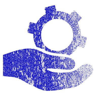 Mühendislik hizmeti Grunge simgesi dokulu