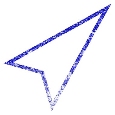 İşaretçiyi doğru yukarı Grunge simgesi dokulu