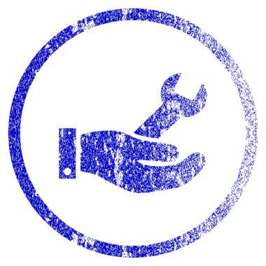 Onarım Servisi Grunge dokulu simgesini