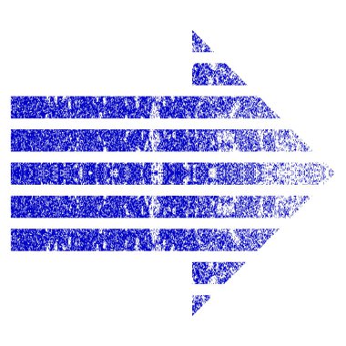 Şerit ok doğru Grunge simgesi dokulu