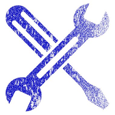 Grunge ayarlama simgesini dokulu