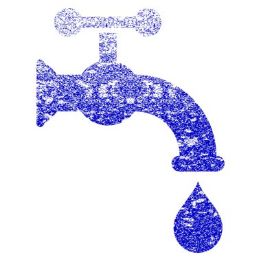 Su dokunun Grunge simgesi dokulu