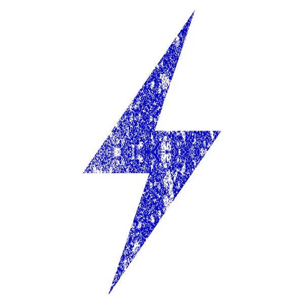 Ícone texturizado Grunge de eletricidade —  Vetores de Stock