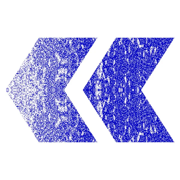 Desplazamiento izquierda Grunge icono texturizado — Archivo Imágenes Vectoriales