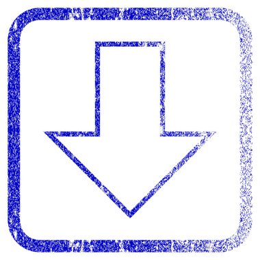 Çerçeveli dokulu simgesi aşağı ok