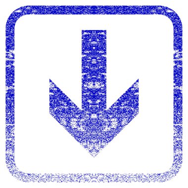 Çerçeveli dokulu simgesi aşağı ok