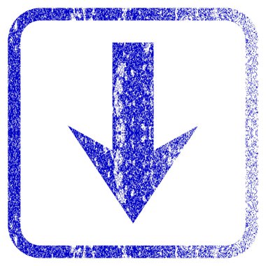 Çerçeveli dokulu simgesi aşağı ok