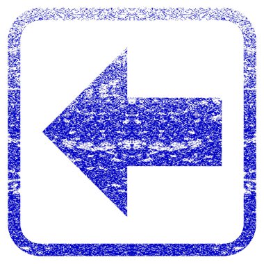 Sol ok dokulu simgesi çerçeveli