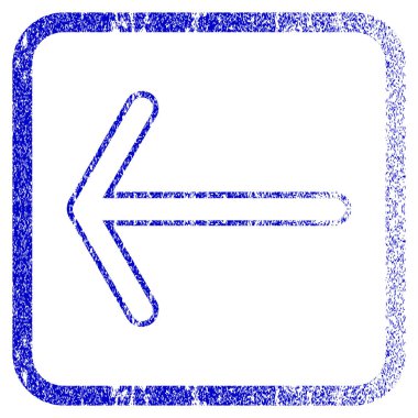 Sol ok dokulu simgesi çerçeveli