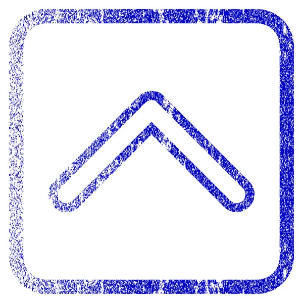 Icône texturée encadrée Arrowhead Up — Image vectorielle