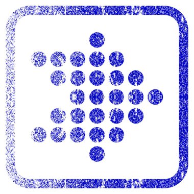 Şu çerçeveli noktalı ok simgesi dokulu