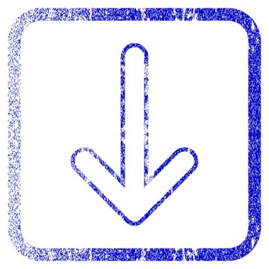 Çerçeveli dokulu simgesi aşağı yönlü ok