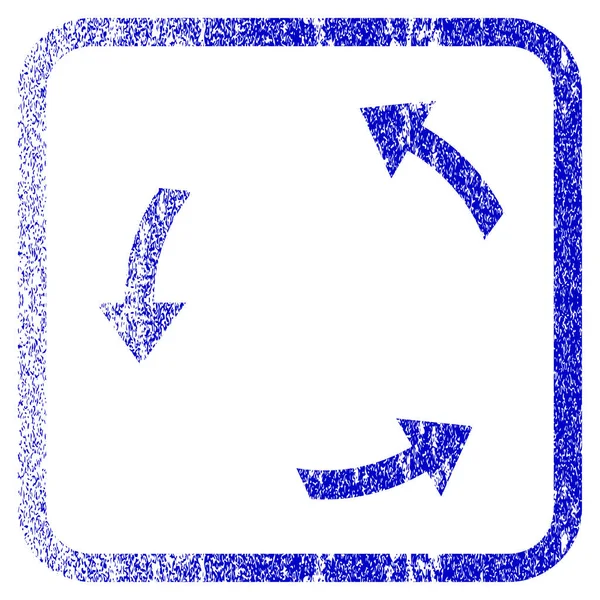 Rotate Ccw oprawione teksturowanej ikona — Wektor stockowy