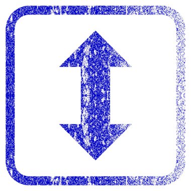 Çerçeveli dikey Exchange okları simge dokulu